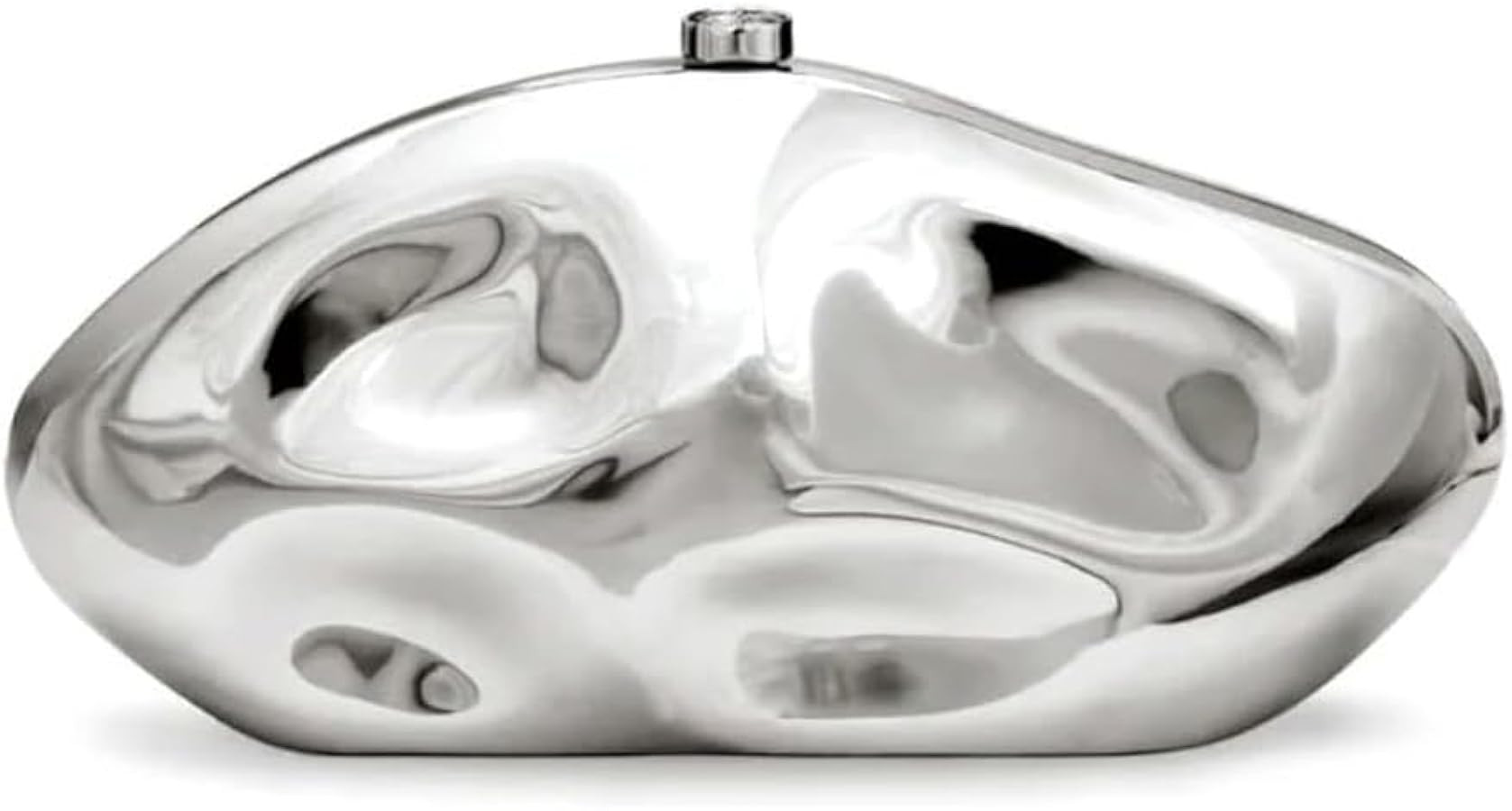 Acrylic Shell Clutch Purse for Women Metallic Evening Bag Large Designer Acrylic Handbag for Wedd... | Amazon (US)