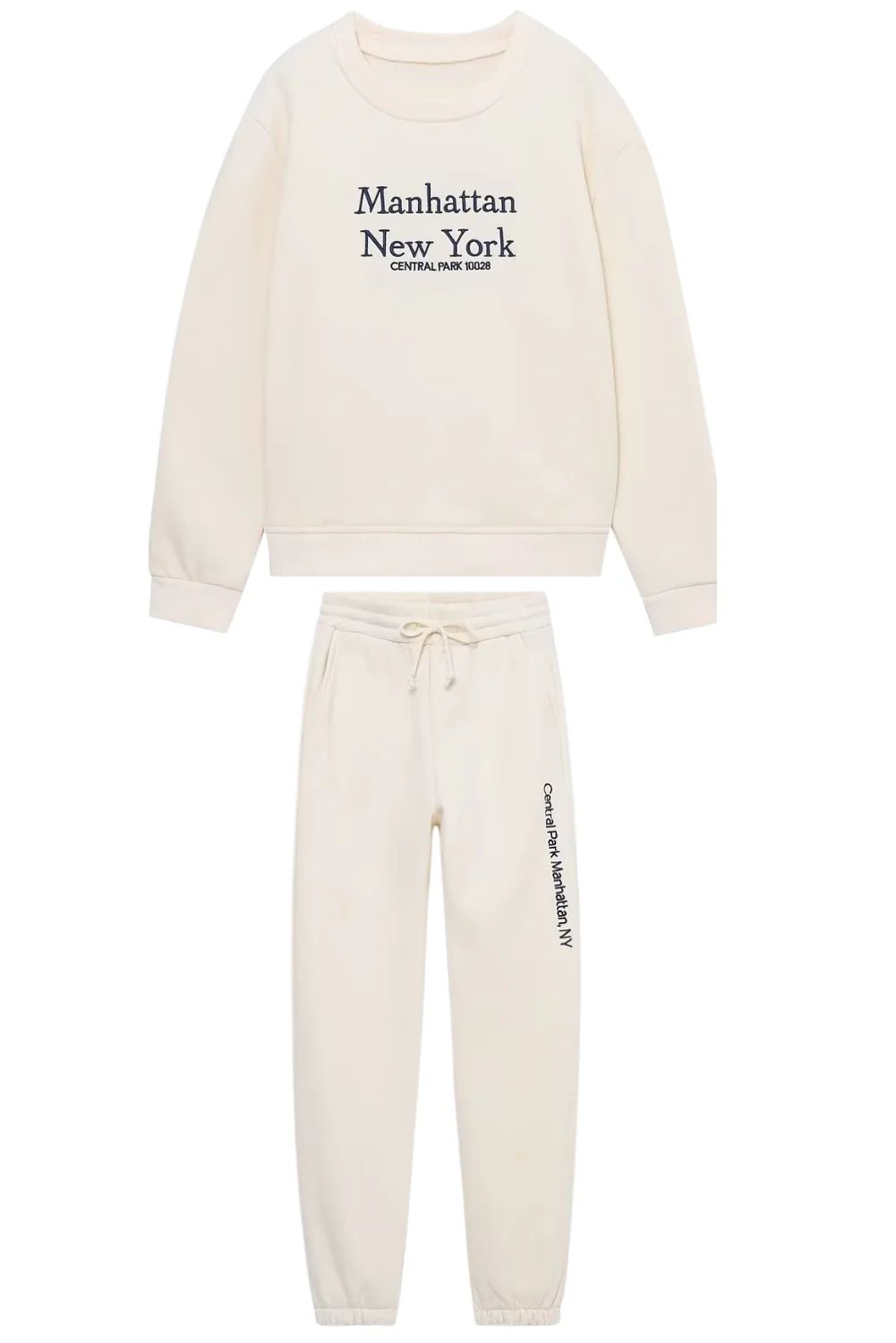 'Hadley' State Sweatshirt and Jogging Pants (Embroidered Text) | Goodnight Macaroon