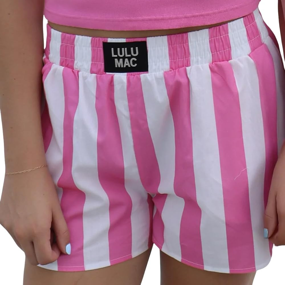 LULU MAC Boxer Style Soft Cotton Shorts | Amazon (US)