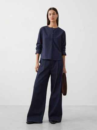 Placket Popover Shirt | Banana Republic Factory
