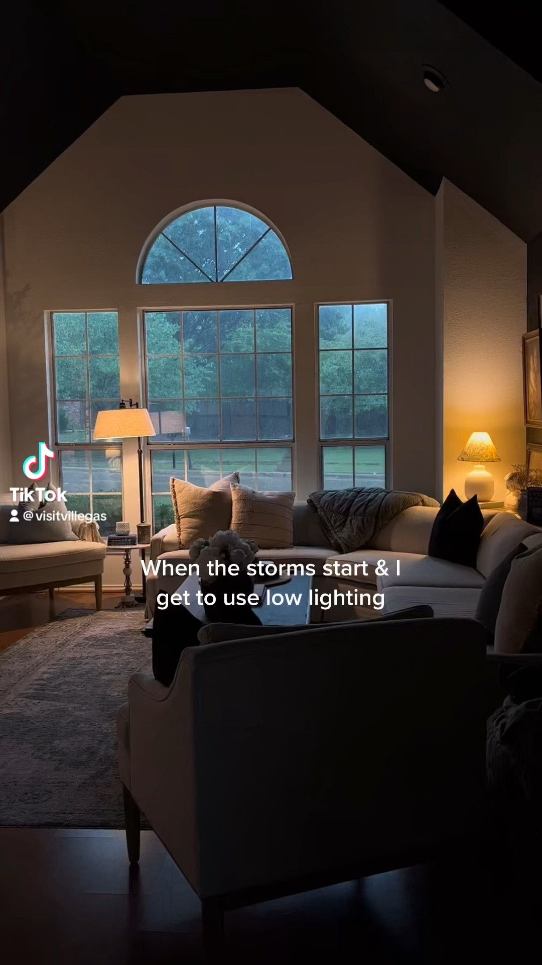 On a rainy day here’s my favorite lights I keep on for a moody living room. The flowers and a candle are the perfect touch to make it even more cozy!

#LTKhome