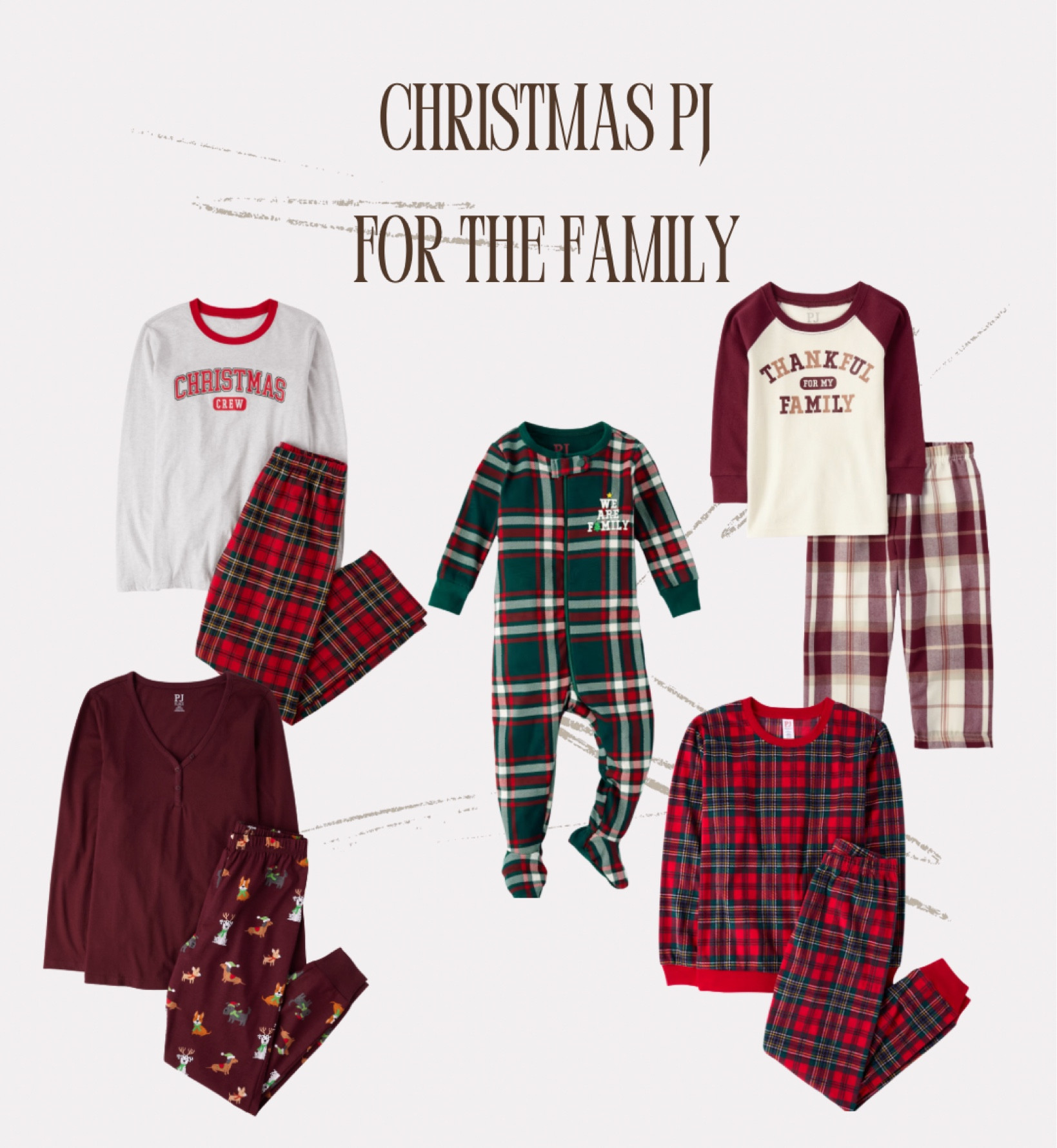 Nothing cozier than everyone in matching Christmas jammies 🥰 

#LTKFindsUnder100 #LTKHoliday #LTKFamily