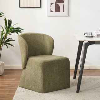 Christopher Knight Home - Eddie Modern Block Silhouette Upholstered Dining Chair with Metal Frame... | Bed Bath & Beyond