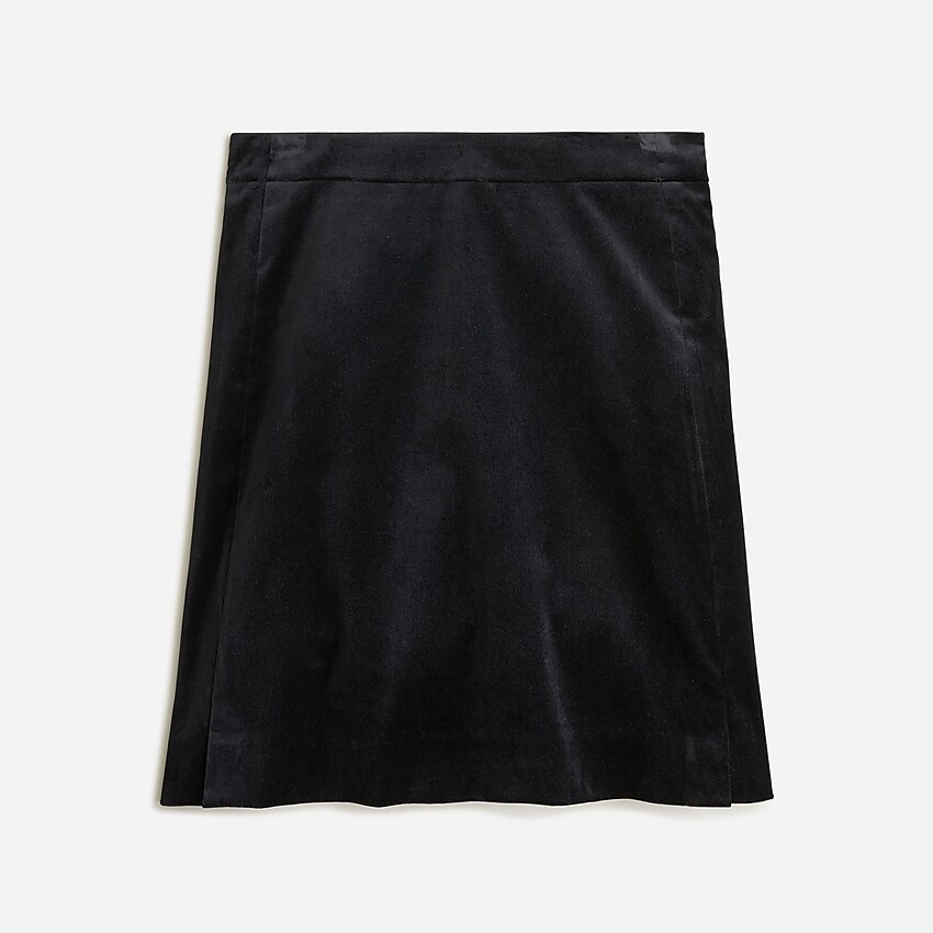 Mini skirt in stretch velvet | J. Crew US