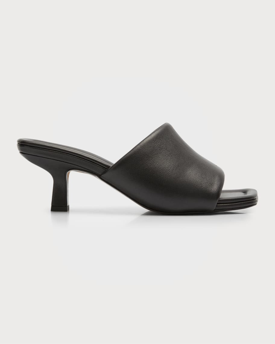 Vince Ceil Calfskin Mule Sandals | Neiman Marcus