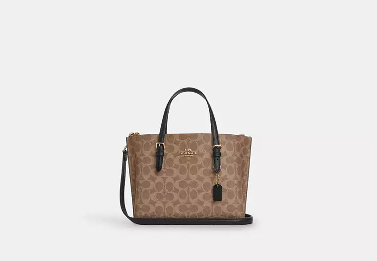 Mollie Tote Bag 25 In Signature Canvas | Coach (UK)
