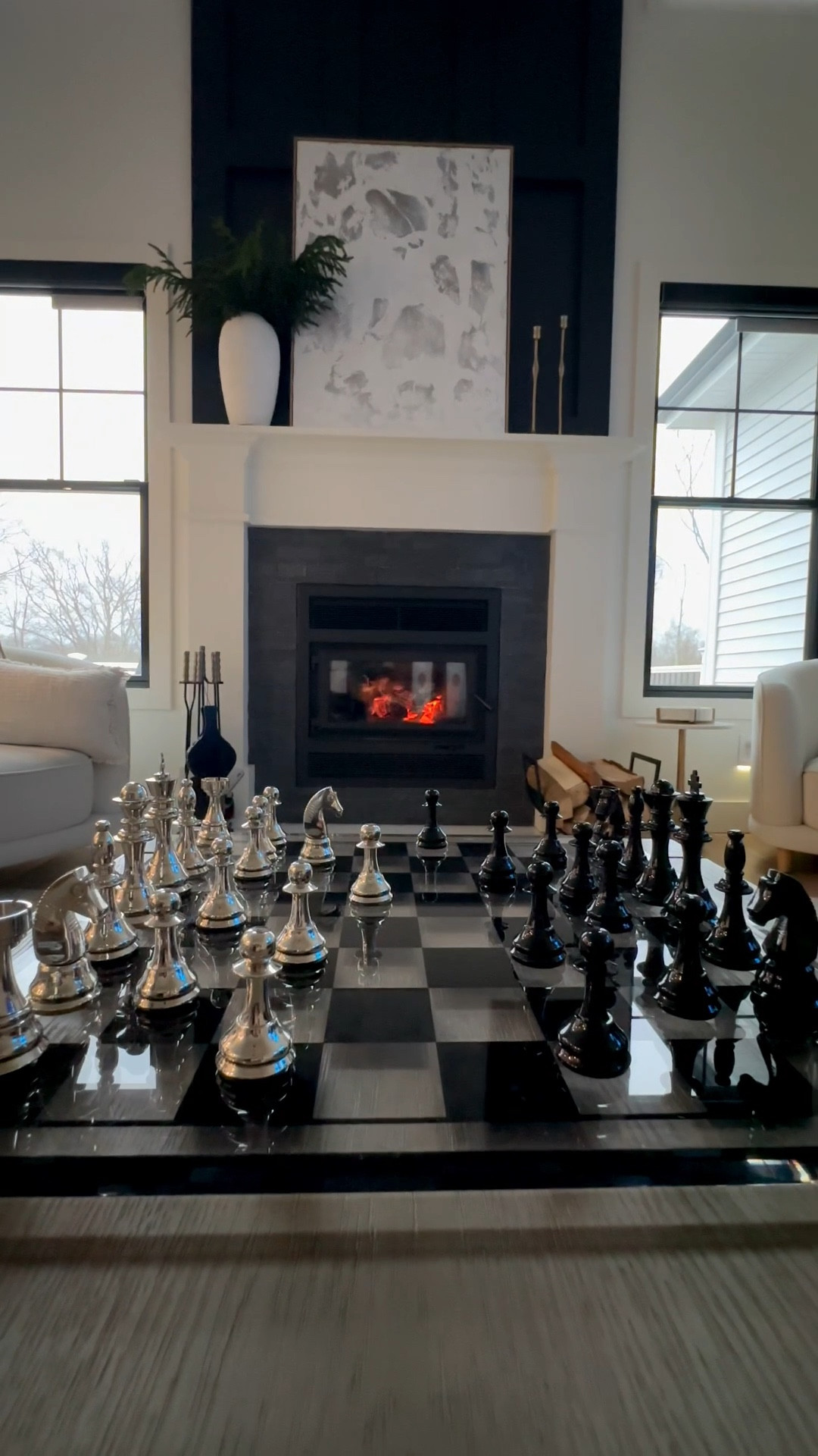 Relaxing inside on a cold, gloomy day. We’ve been loving our new chess set and my son has been so interested in learning! There’s nothing better than sitting by the fire in a day like today  

#LTKselfcare #LTKdayinmylife #LTKHome