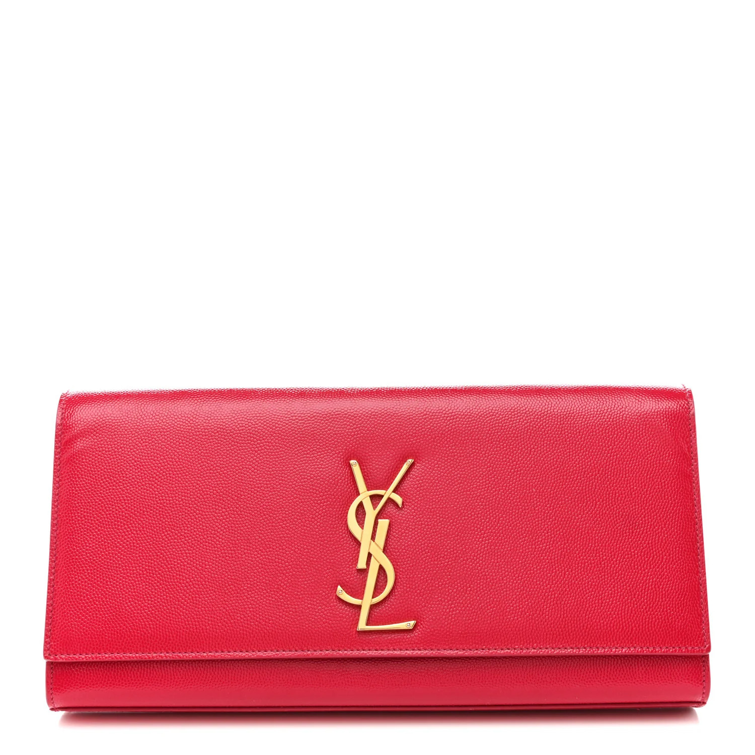 Saint Laurent Grain De Poudre Classic Monogram Cassandre Clutch Lipstick Fuchsia 1853562 | FASHIONPHILE (US)