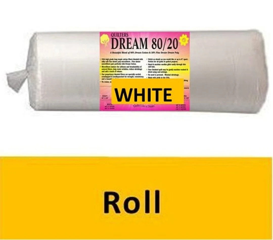 EWQR Dream 80/20 White Batting roll Queen 93 In. X 30 Yds. - Etsy | Etsy (US)