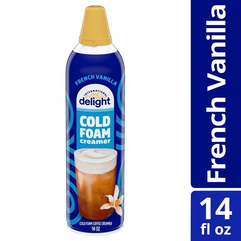 International Delight French Vanilla Cold Foam Coffee Creamer, 14 oz Can | Walmart (US)