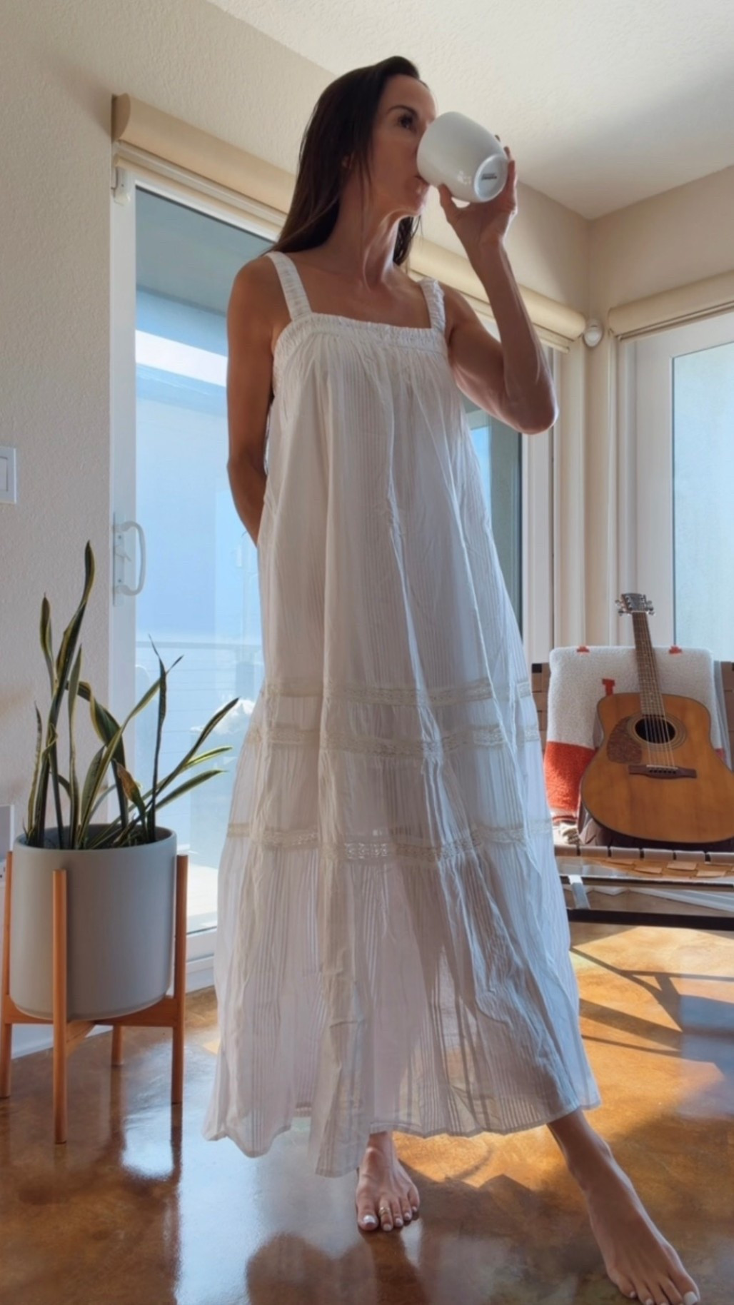 #AbercrombiePartner  Coffee first… brunch second. ☕️🤍

This is exactly the kind of dress I reach for on warm summer mornings. It’s light, breezy, and one of those effortless pieces that makes you feel instantly put together without even trying.

Whether it’s brunch with friends, a farmers market stroll, or a slow Sunday morning, this maxi is coming with me.

Wearing an XS.

Head to my Abercrombie storefront (or use my affiliate link) to shop this look. Or comment DRESS for links. 
Use code SUITEAF at checkout!

#Abercrombie #BrunchStyle #SummerStyle #NicoleColeeStyle

 @abercrombie 🤍 This dress is linked in my Abercrombie storefront.

#LTKdayinmylife #LTKgrwm #LTKootd