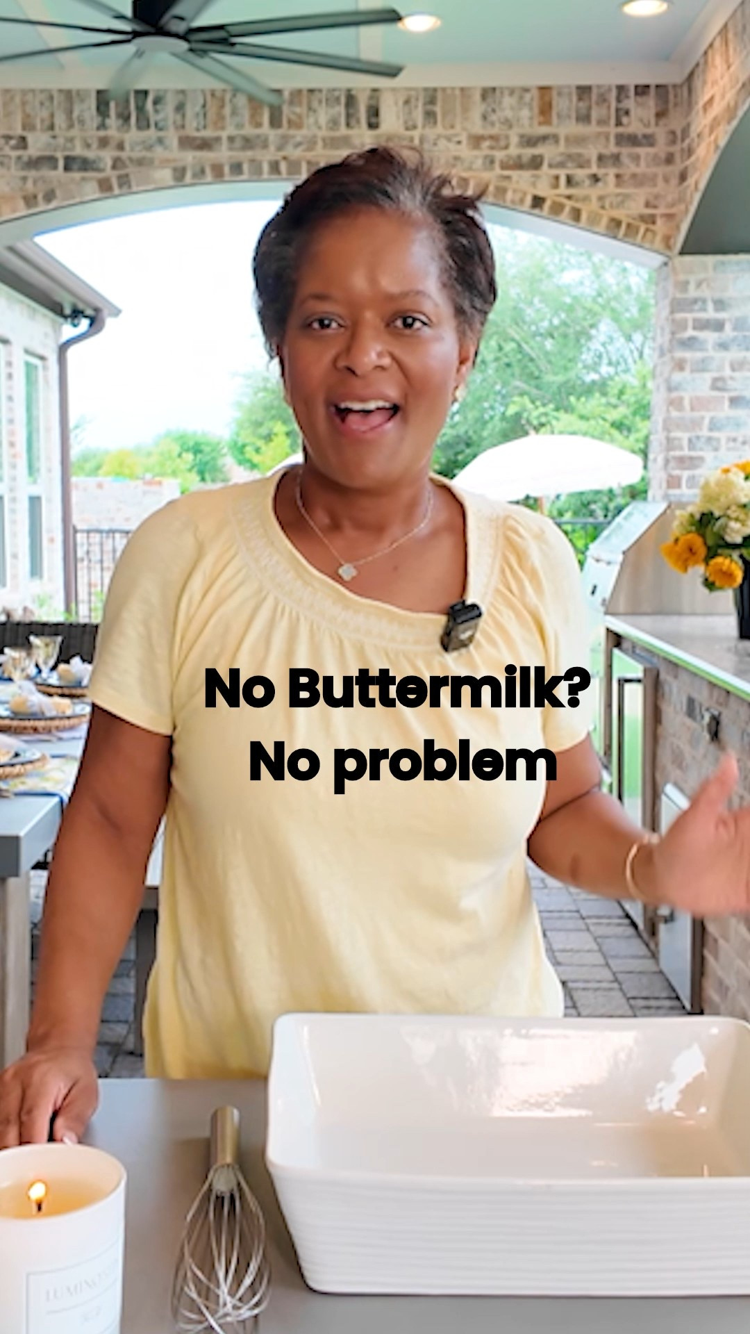 "No buttermilk? No problem! 3 easy buttermilk substitutes using pantry staples you already have at home 💡

🥛 Method 1: Milk + white vinegar or fresh lemon juice
🥛 Method 2: Milk + plain Greek yogurt
🥛 Method 3: Milk + melted unsalted butter

Perfect homemade buttermilk for baking fluffy biscuits, pancakes, cakes, muffins and more! Let your DIY buttermilk sit 5-10 minutes for best results. Save this kitchen hack for your next baking emergency! 🙌



#LTKU #LTKHome