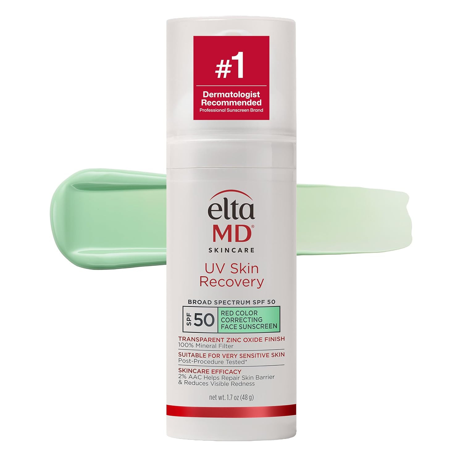 EltaMD UV Skin Recovery 100% Mineral Face Sunscreen, SPF 50 | Amazon (US)