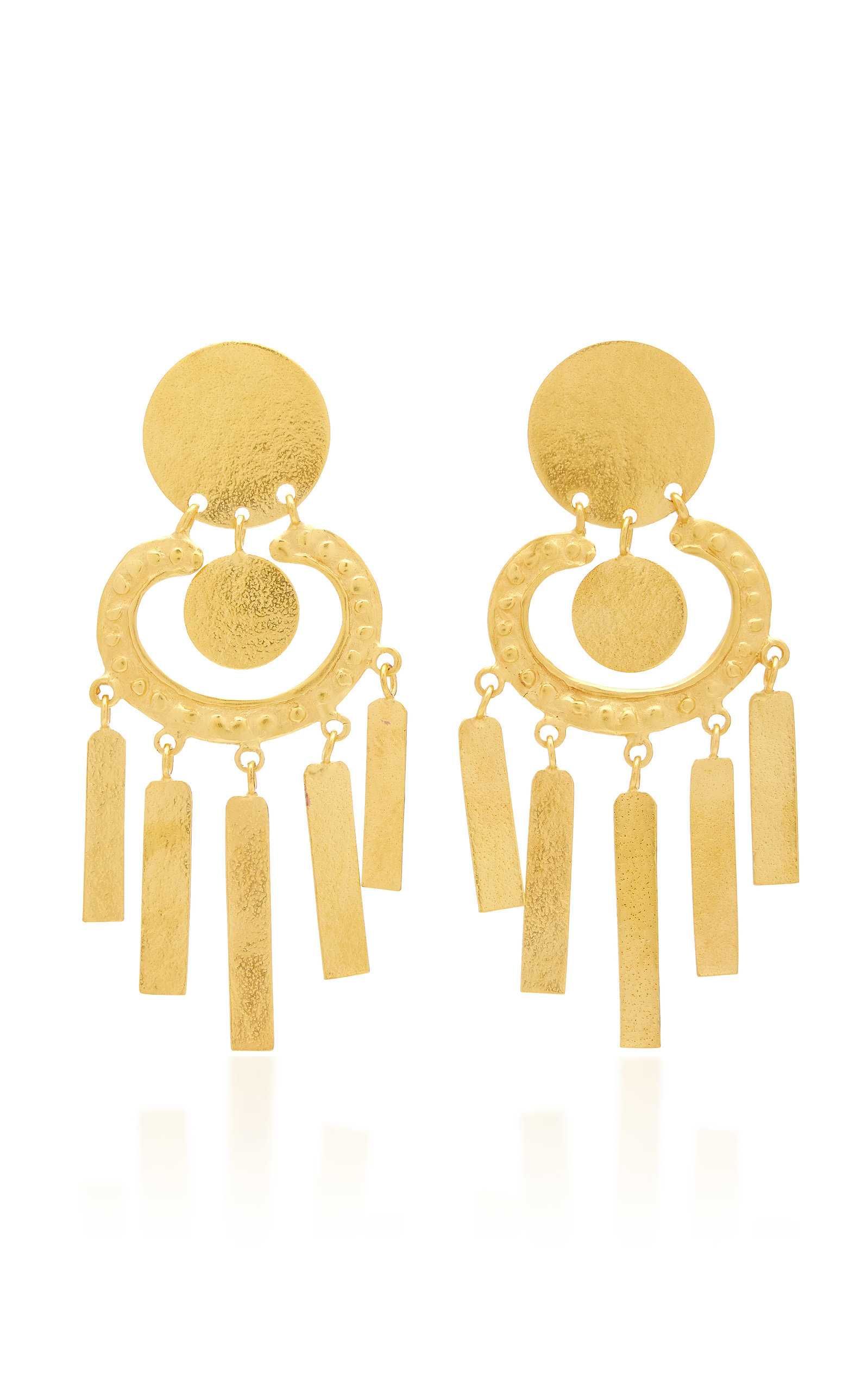 Bara 24K Gold-Plated Earrings | Moda Operandi (Global)