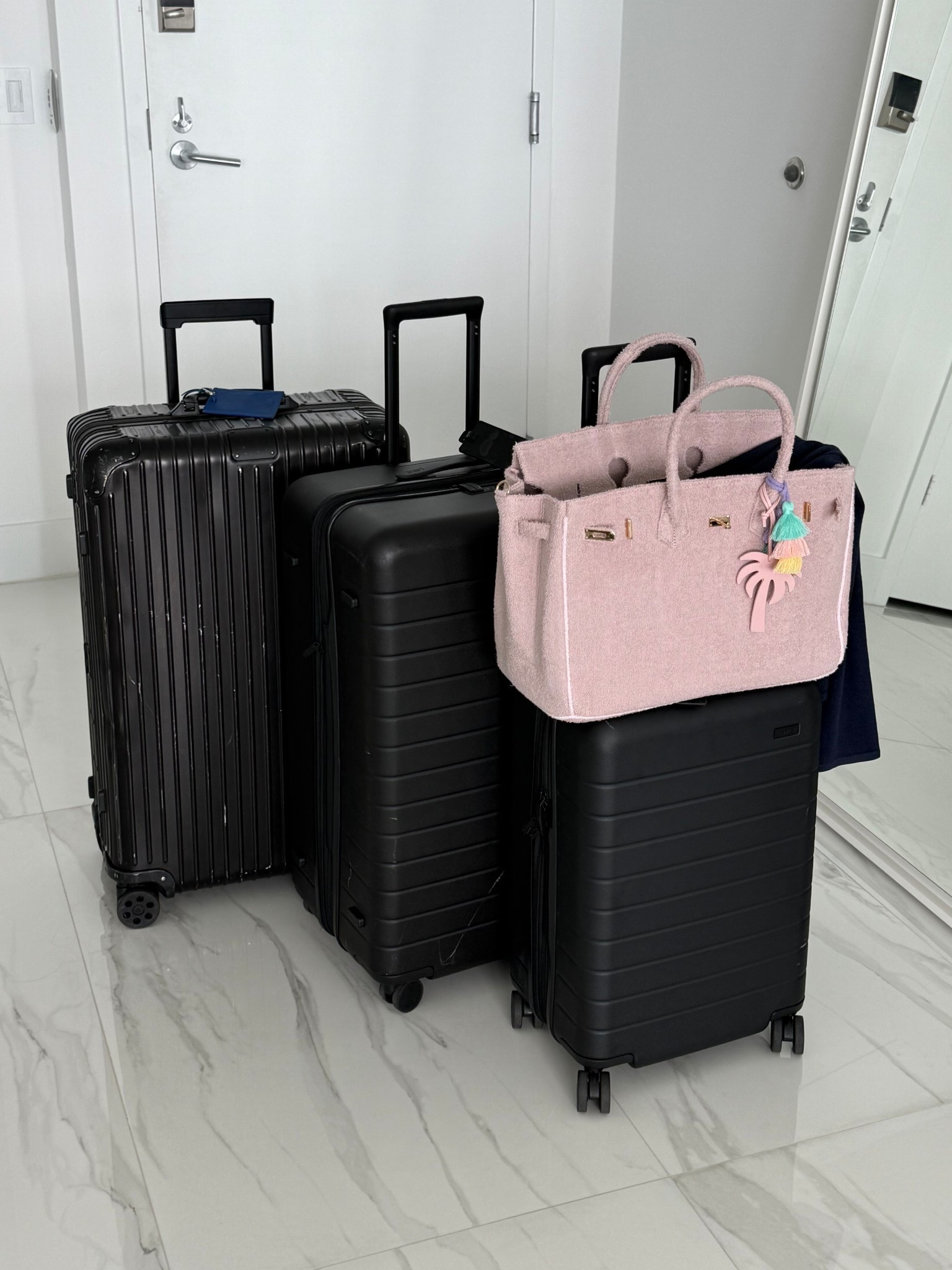 Items not tagged are from: Rimowa & BeachHaus