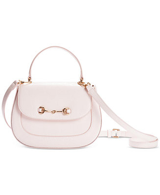 Loraine Small Leather Top Handle Crossbody | Macy's