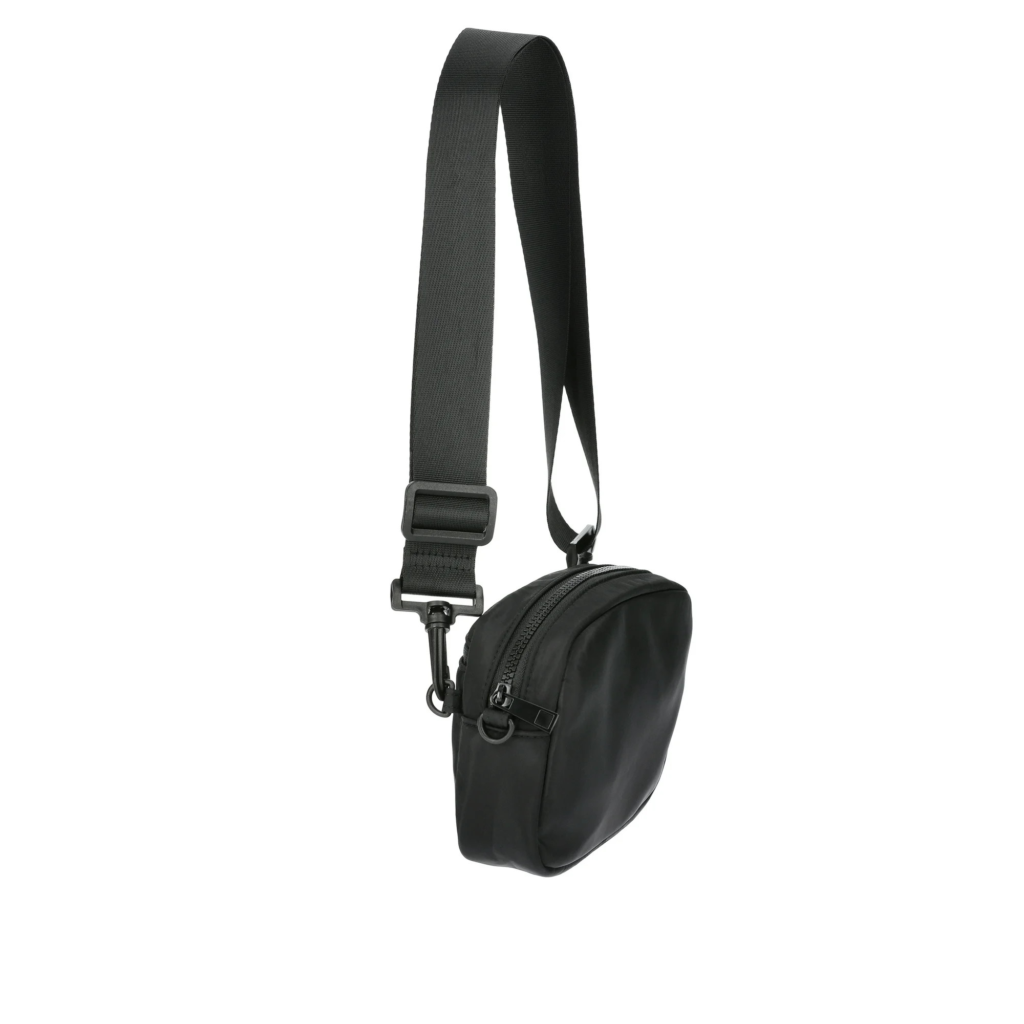 No Boundaries Women's Hands Free Belt Bag, Black - Walmart.com | Walmart (US)