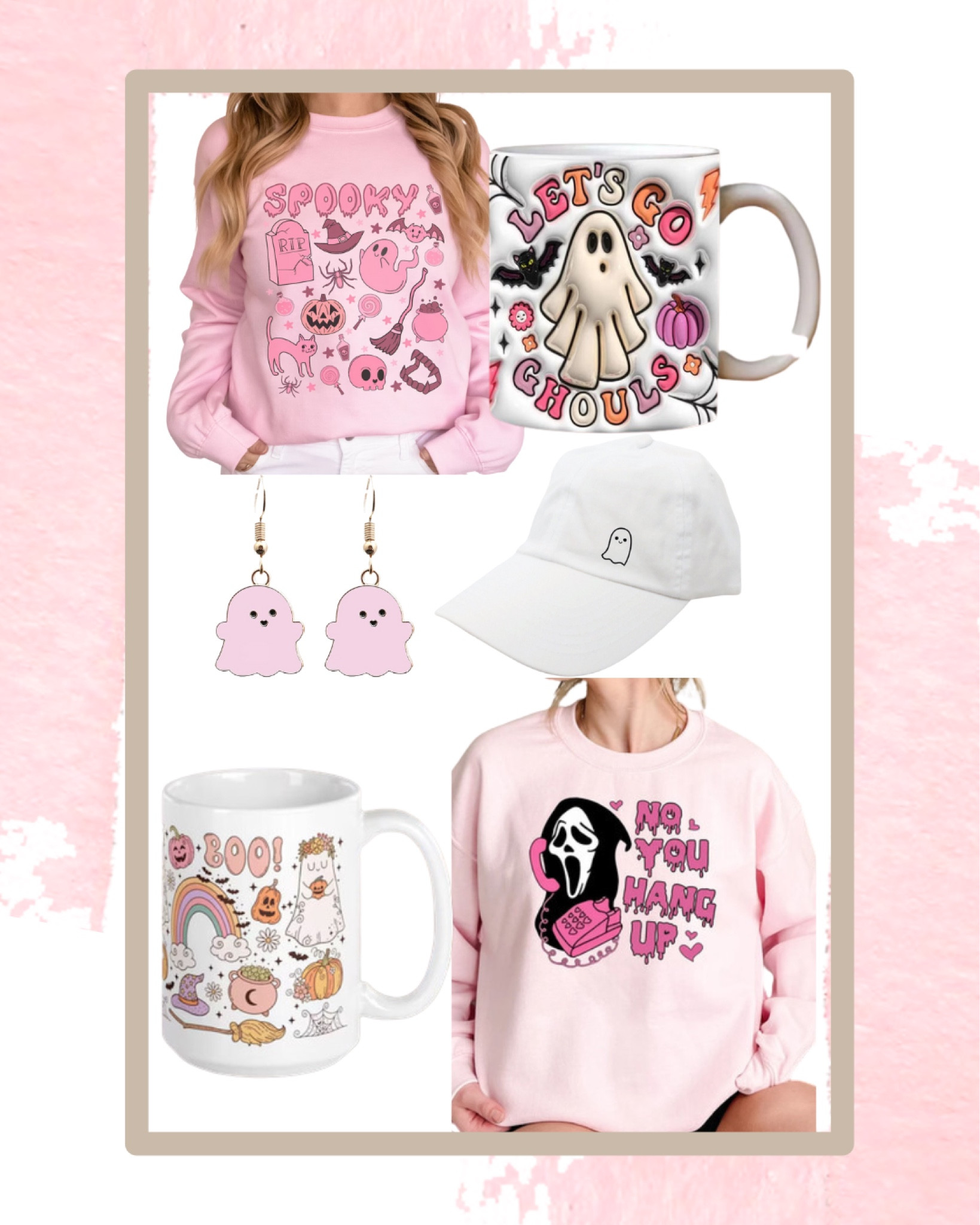 Cute Halloween sweatshirt, coffee mugs, hats, earrings 👻

#LTKfamily #LTKSeasonal #LTKHalloween