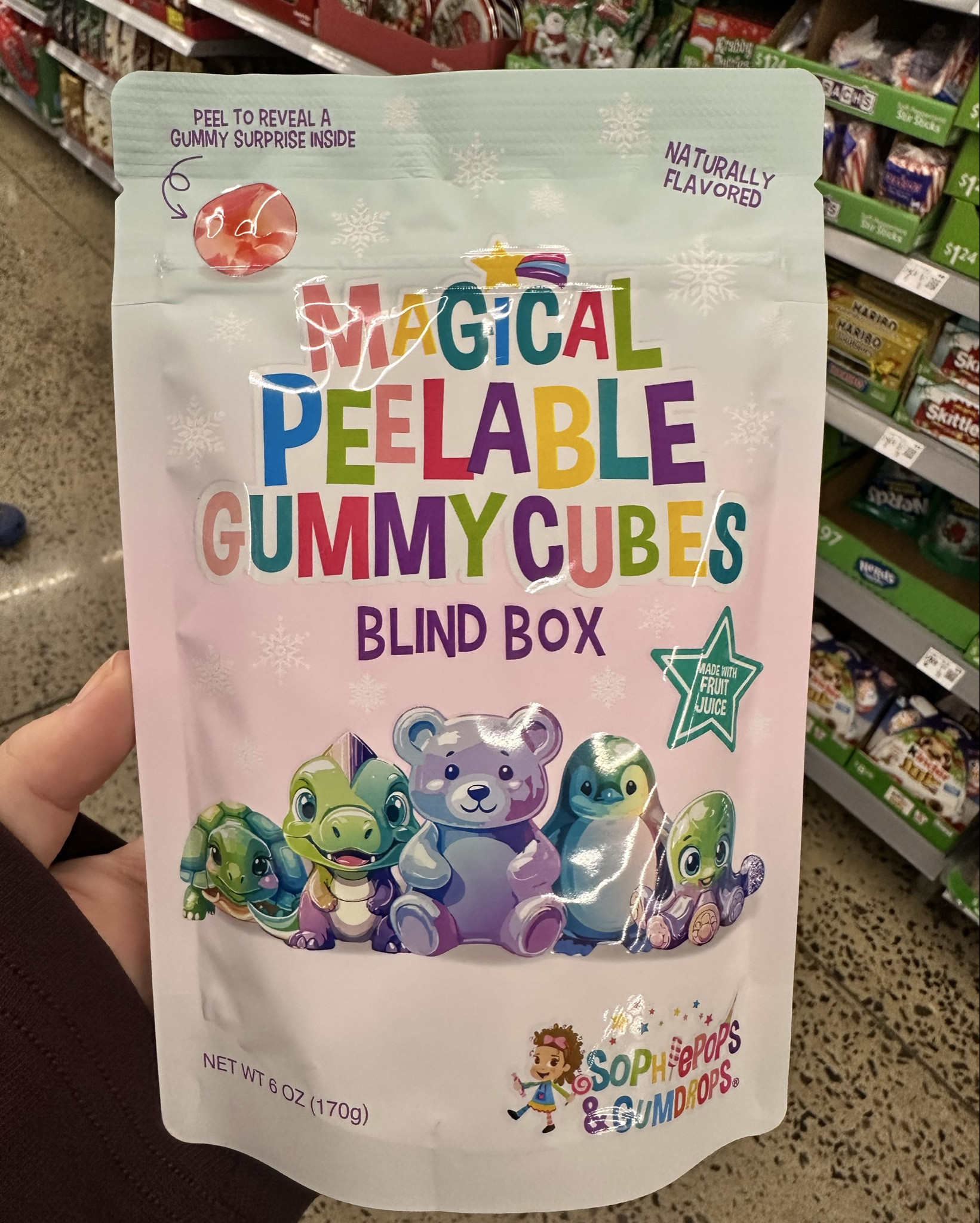 How cute are these peelable gummies?! 

You don’t know which animal is inside until you peel them open. I found them at Walmart today near the Christmas candy. 

#LTKHoliday #LTKSeasonal #LTKKids