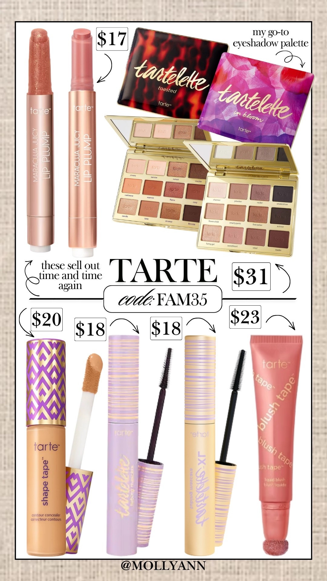 Tarte x LTK sale!!! 35% off of all our favorites 
code: FAM35

#LTKgrwm #LTKBaby #LTKSpringSale