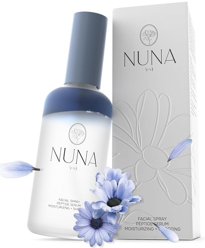 NUNA Ultra Hydrating Face Serum Spray with Peptides, Niacinamide, Hyaluronic Acid & Botanical Ext... | Amazon (US)