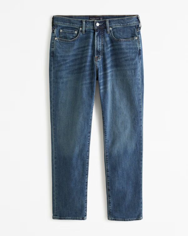 Men's Athletic Straight Jean | Men's Bottoms | Abercrombie.com | Abercrombie & Fitch (US)