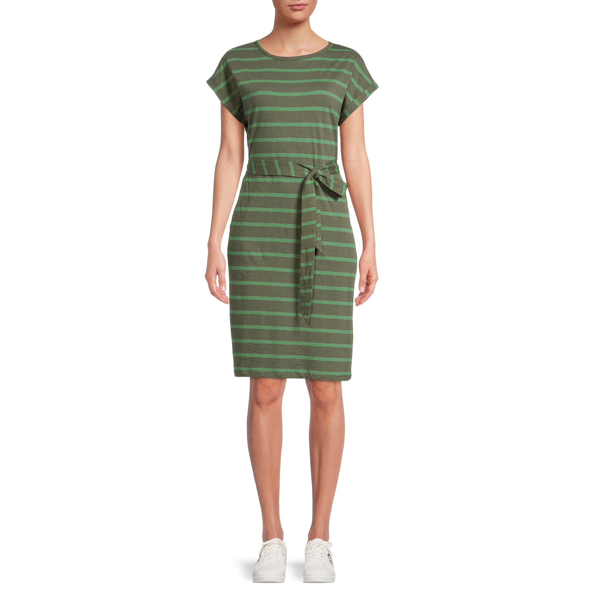Time and Tru Women's Knit Dolman Dress | Walmart (US)