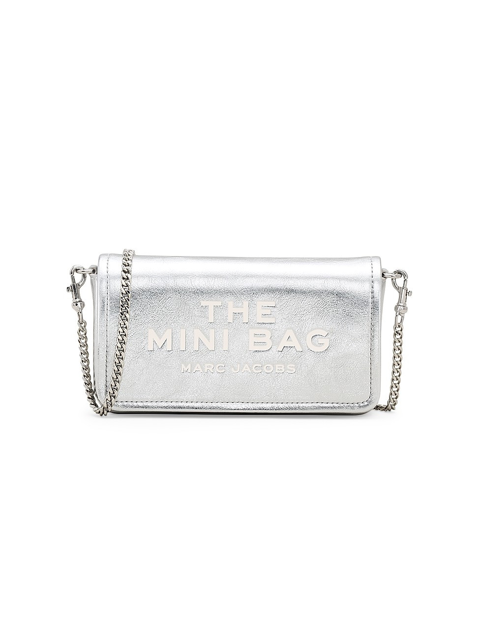 Women's The Leather Mini Bag - Silver | Saks Fifth Avenue