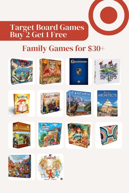 Target circle week family board games. Buy 2 get 1 freee

#LTKxTarget #LTKGiftGuide #LTKfamily