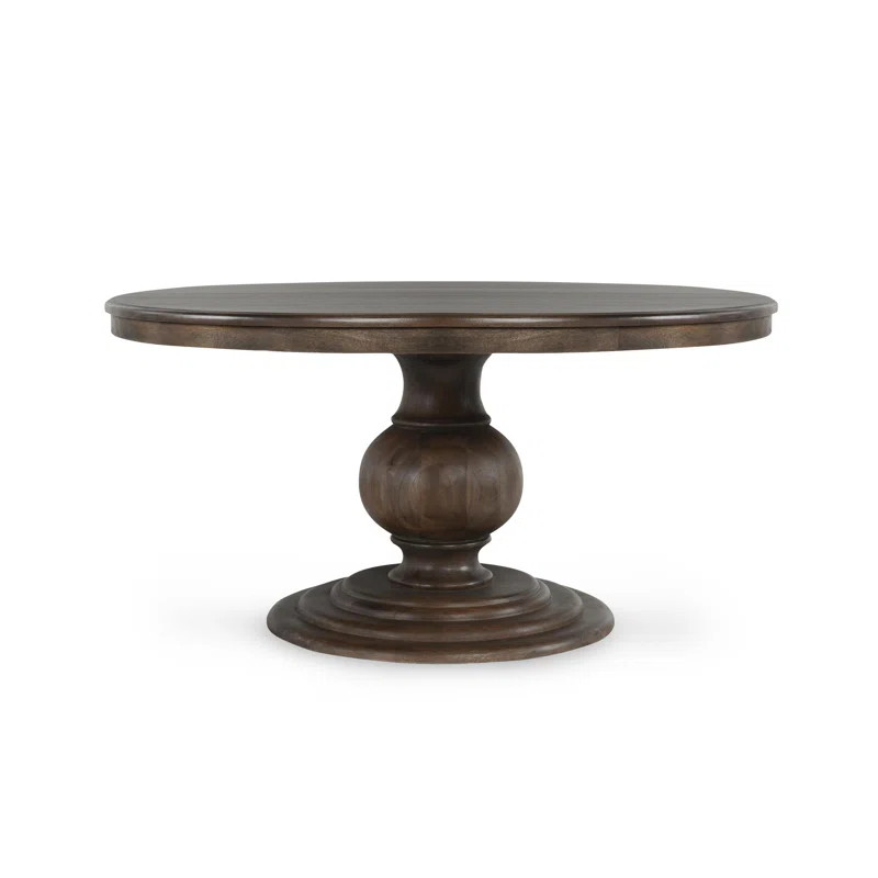 Brookside 60" Round Solid Wood Pedestal Dining Table | Wayfair North America