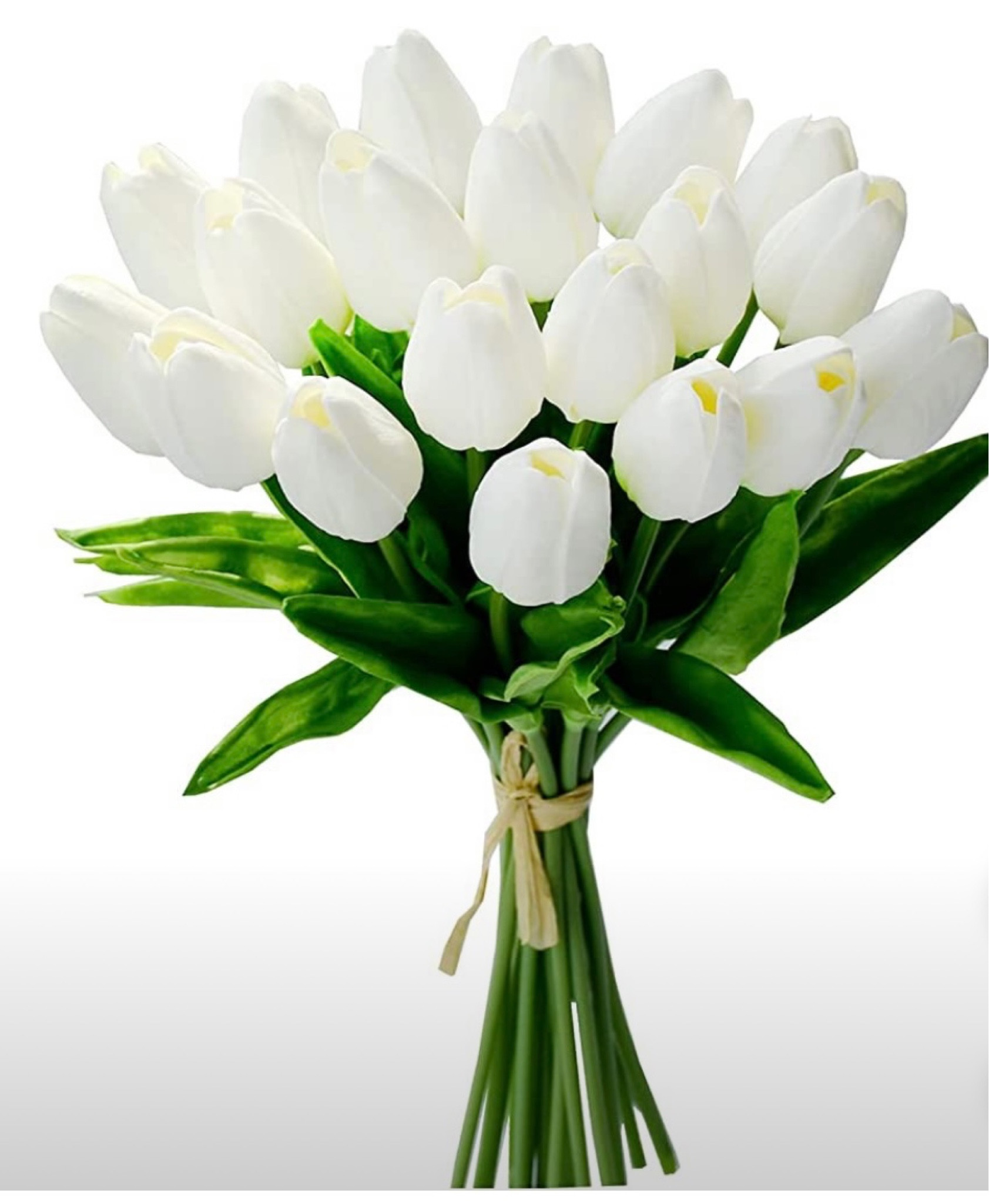 I have these beautiful faux tulips in white and light pink!  Perfect spring decor!

#LTKhome