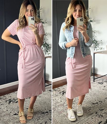 This dress feels like a vintage t-shirt 👏 From Walmart, couple color options, and fits tts!

Walmart finds, spring dress, mom style, teacher outfits

#LTKover40 #LTKworkwear #LTKfindsunder50