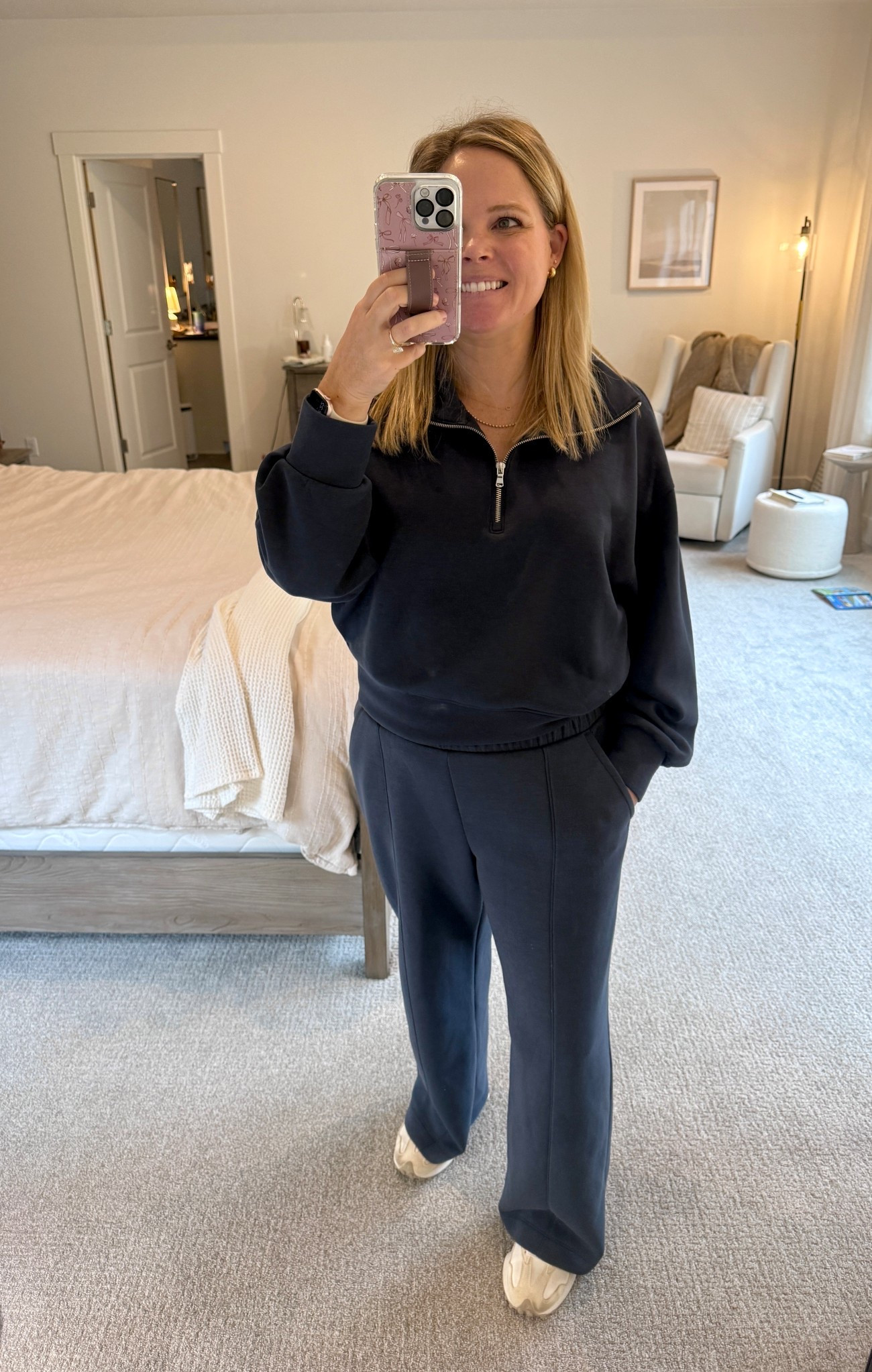 My obsession with the Old Navy sets runs deep. I’m 5’4 and got a petite M in the pants. 

#LTKmomlife #LTKootd #LTKgrwm