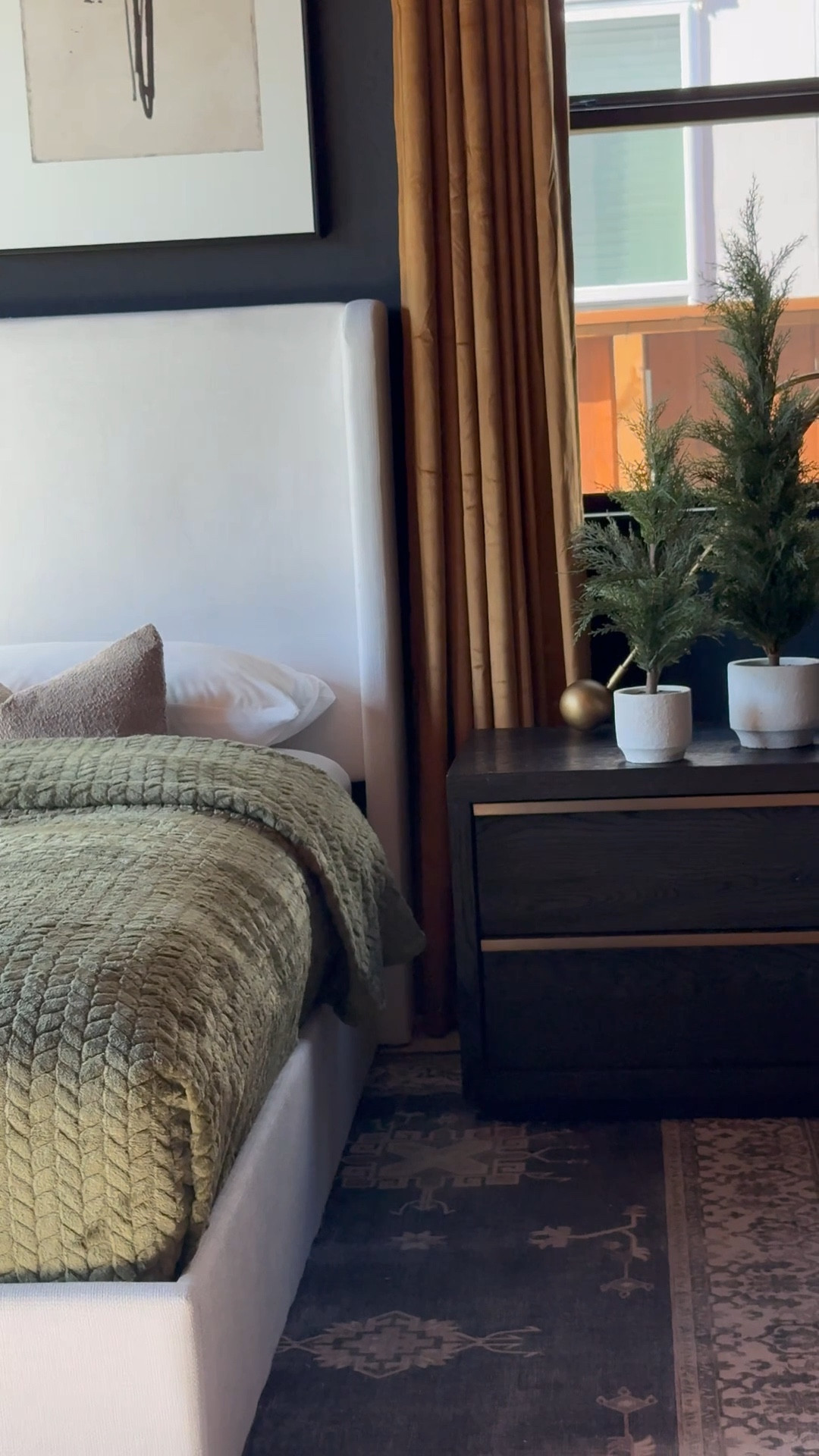 Still absolutely swooning over this bed 😍 Had to bring the same vibe to my Primary Bedroom too! This one’s a King, while my guest bedroom has the Queen version—both are total showstoppers.

The space is still coming together, and I’m already dreaming of adding brass picture lights over the artwork to elevate it even more ✨

Ready to start your bedroom decoration journey? I’ve linked all the items here for easy, hassle-free shopping—tap to grab your favorites and transform your space today!

#BedroomGoals #HomeDecor #BedroomInspo #InteriorDesign #EasyShopping

#LTKHome #LTKSaleAlert