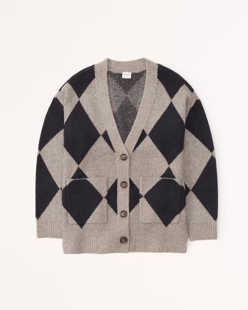 Fluffy Oversized Cardigan | Abercrombie & Fitch (US)