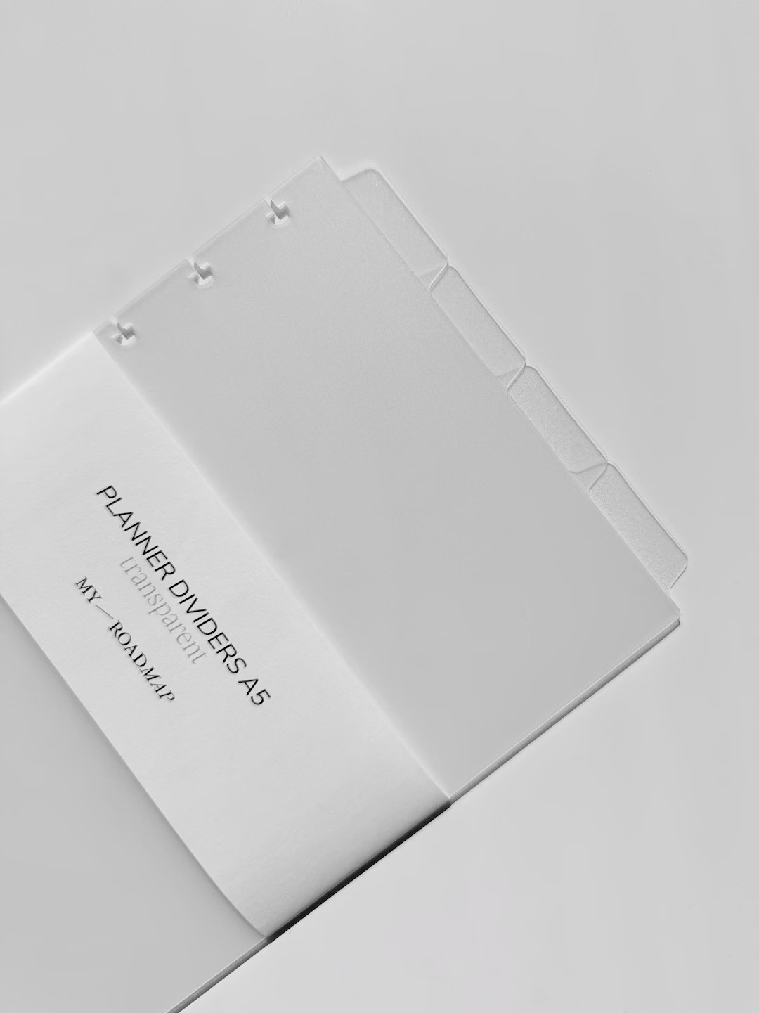 Discbound Dividers A5 Transparent/frosted, Tabs at the Top | Index A5 for Discbound System - Etsy... | Etsy (US)