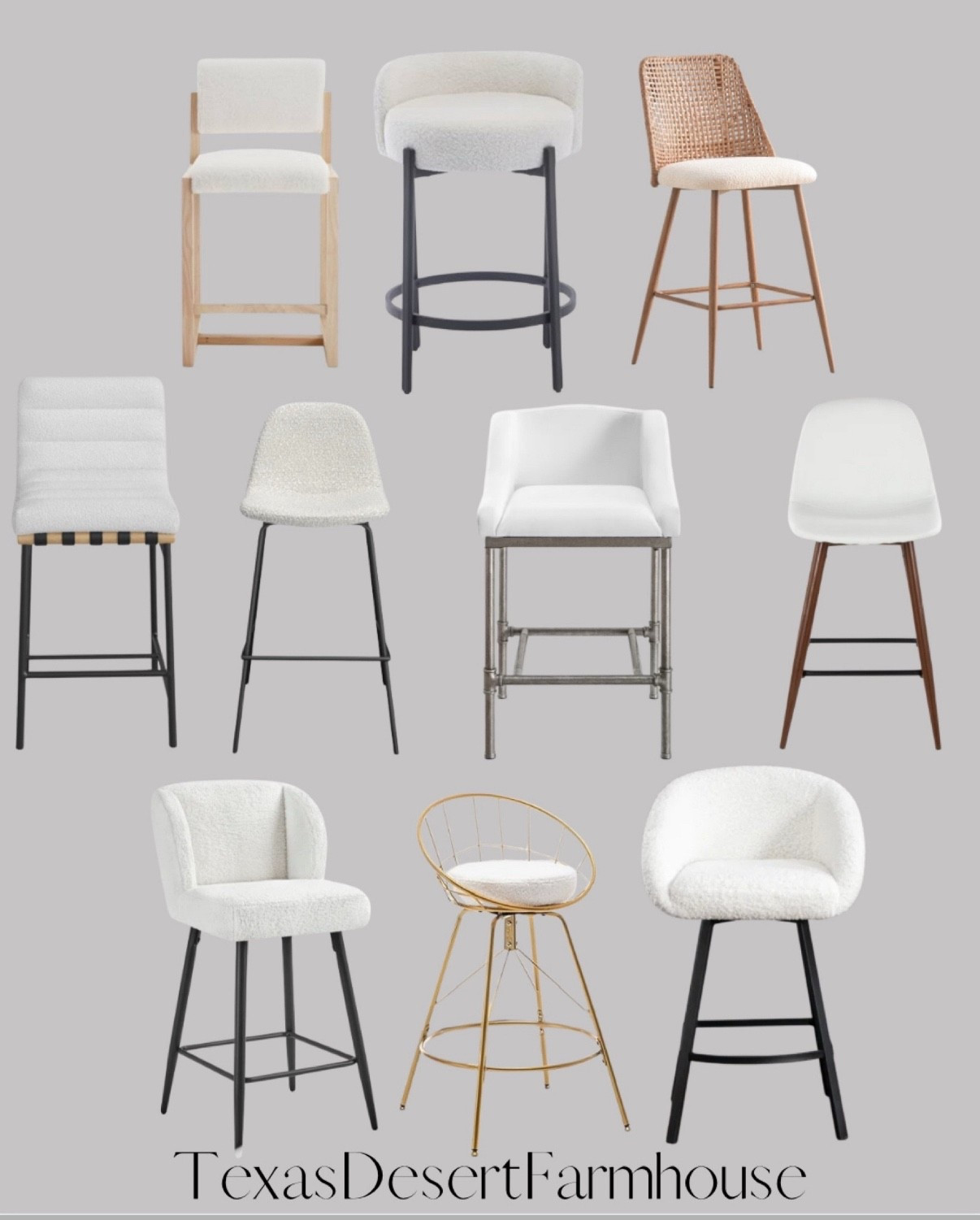 White Kitchen Counter Hieght Stools

Zesthouse 26'' Modern Counter Height Bar Stools Chairs Set of 2, 360 Free Swivel Barstools for Kitchen Counter, Upholstered Sherpa Counter Stools with Backs, Kitchen Island Stool, (Metal Legs, White)

Modern Counter Height Bar Stools Set of 2, 26 Inch Faux Sherpa Upholstered Bar Stools with Back, 18" Seat Wide Island Stools with Black Metal Frame for Kitchen Counter/Breakfast Bar/Restaurant, White

30" H Counter Height Bar Stools Set of 2, Sherpa Barstools Modern Bar Stools with Back, Black Metal Frames, White Boucle Bar Chairs Bar Stools for Kitchen Island, Dining Room

Awonde White Boucle Swivel Bar Stools Set of 2 Upholstered Sherpa Gold Barstools 26 inch Kitchen Counter Height Bar Stools with Back Metal Leg

DUOMAY Modern Bar Stools Set of 2, 26" Counter Height Barstools, Sherpa Upholstered Kitchen Island Chair with Wood Legs for Home Bar Coffee Shop, White

LukeAlon Modern Sherpa Counter Height Stools Set of 2, Uphsoltered 26" Seat Height Barstools with Black Metal Legs Round Low Back Kitchen Stools with Footrest for Dining Room Small Places, White

Rattan Counter Height Stools Set of 2, 26'' Boucle Fabric Bar Stools, Mid Century Cantilevered Design Counter Chairs with Natural Cane Mesh, Upholstered Stools for Kitchen Counter, White

#sherpastool #bouclestool #counterstool #barstool #whitestool #whitechair #whitediningstool #whitediningchair #kitchenchair #kitchenstool #kitchenfurniture #modernfurniture #barheightstool #counterheightstool #boucle #sherpa #whitesherpastool #whitebouclestool #diningstool

#LTKfamily #LTKhome #LTKstyletip

#LTKHome #LTKSaleAlert