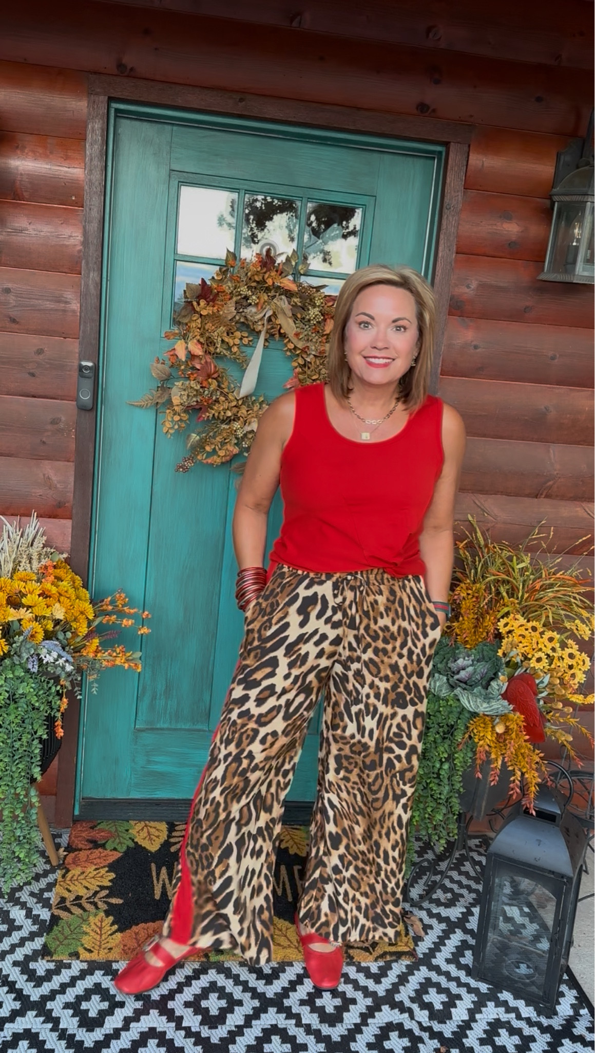 This outfit is giving ✨fall chic with a pop of bold red✨
Leopard + red is such a classic combo and these wide-leg pants are SO comfy – dress them up with a jacket or keep it casual with a tank. 🐆❤️

👇 Comment “SHOP” and I’ll DM you the links!

⸻

fall outfit inspo, red and leopard outfit, chic fall look, wide leg pants outfit, casual chic style, comfy fall fashion, statement pants outfit, neutral jacket outfit, leopard print styling, fall wardrobe ideas, Amazon fashion finds

⸻

#FallStyle #FallOutfitInspo #LeopardPrint #PatternPlay #WideLegPants #RedAndLeopard #ChicAndComfy #FallFashion #OOTDInspo #AmazonStyle #FallWardrobe #EasyOutfits #CasualChic #BoldStyle #AmazonFashionFinds

#LTKSeasonal #LTKFindsUnder50 #LTKStyleTip