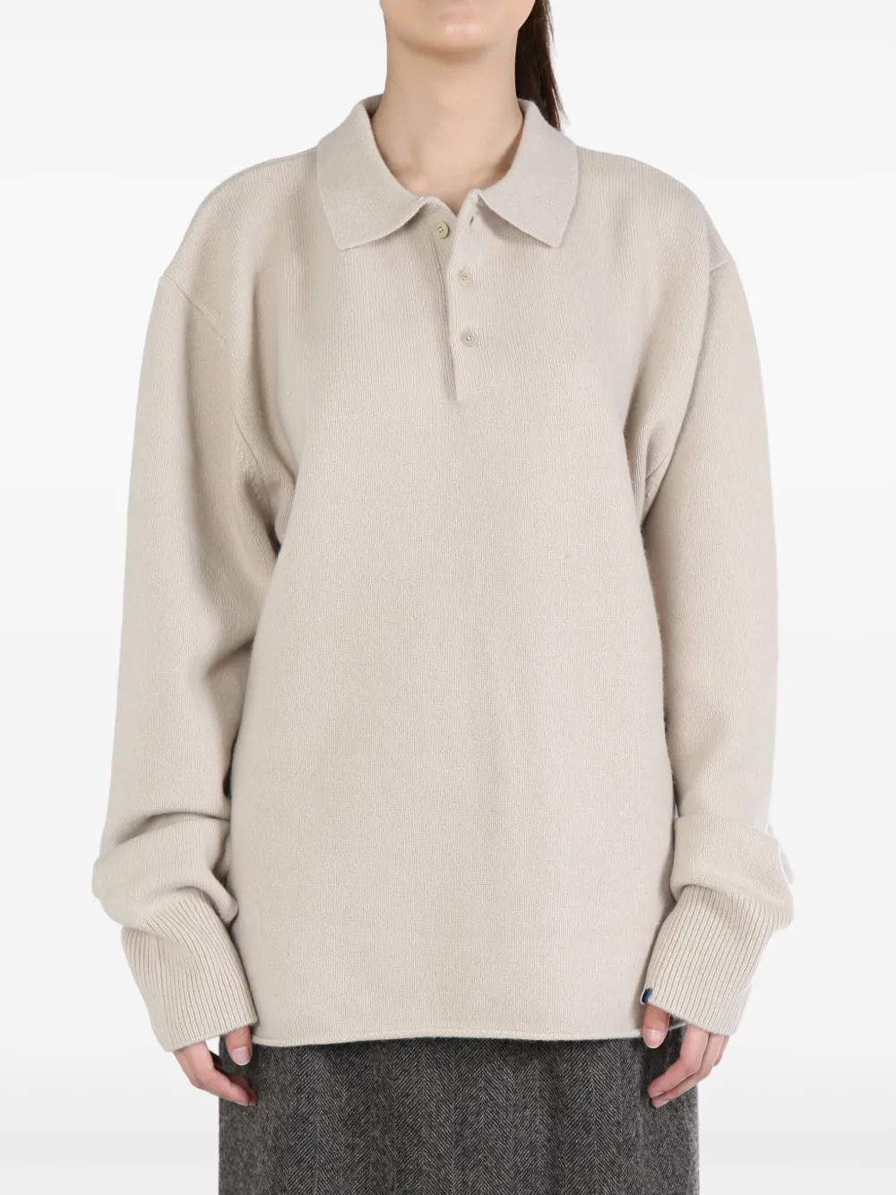 Extreme Cashmere Marylebone Polo Sweater | Nude | FARFETCH DE | Farfetch Global