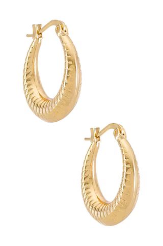 petit moments Mini Hoop in Gold from Revolve.com | Revolve Clothing (Global)