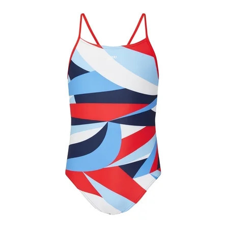 Speedo Girls Printed Thin Strap Once Piece, Sizes XXS-XL | Walmart (US)