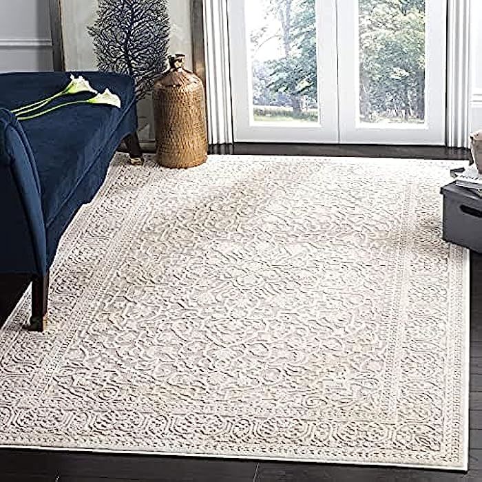 SAFAVIEH Reflection Collection 6' x 9' Beige/Cream RFT670A Vintage Distressed Area Rug | Amazon (US)