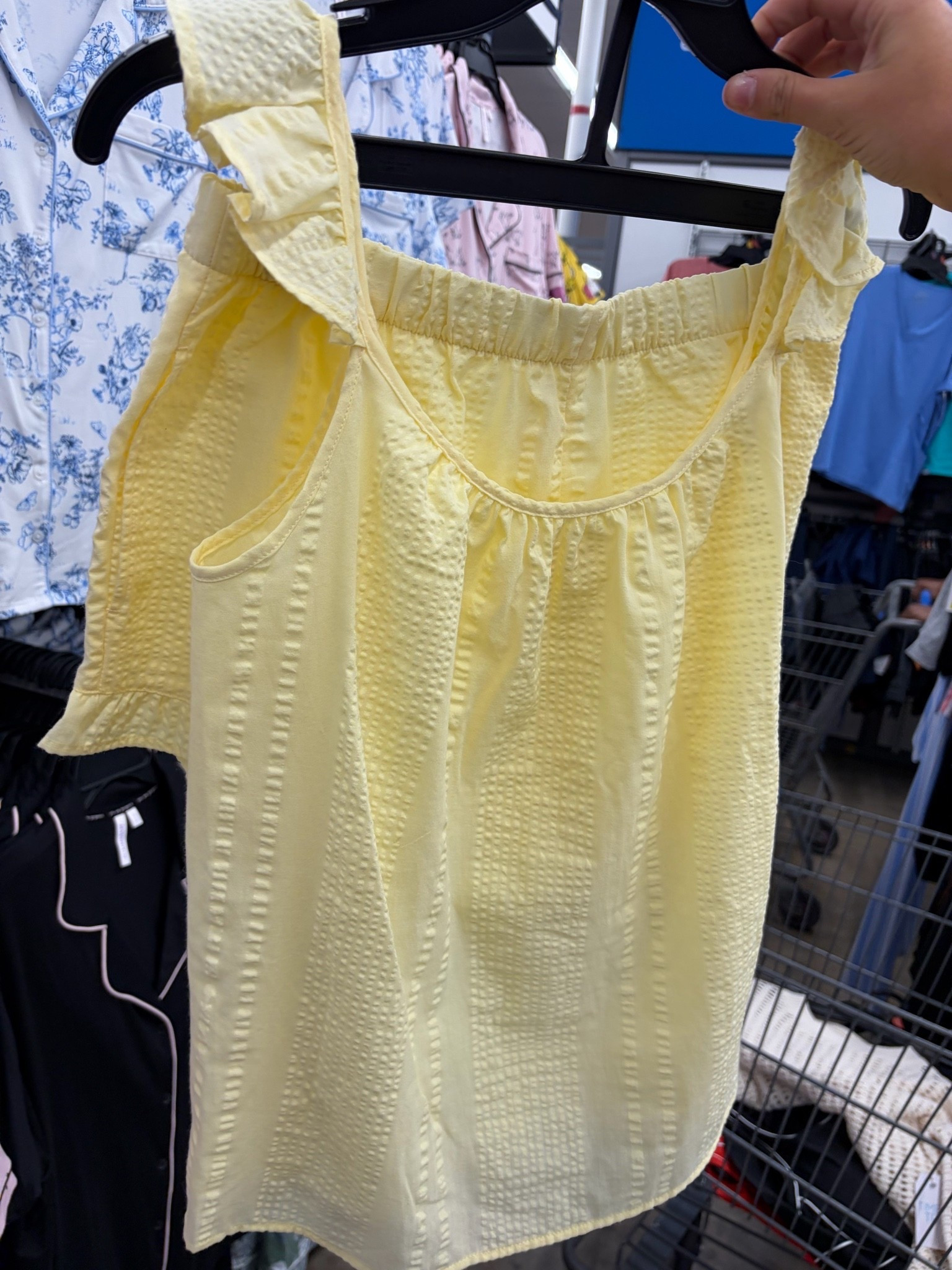 Butter yellow + textured details = the cutest summer top ☀️💛 perfect for brunch, beach days, and everything in between #LTKFinds #LTKStyle