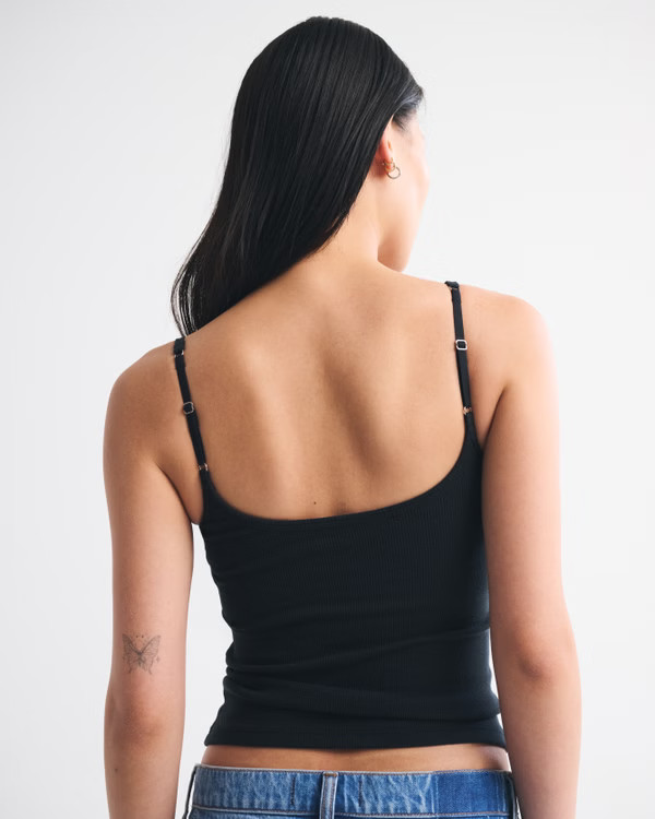 Bra-Free Rib 90s Cami | Abercrombie & Fitch (US)