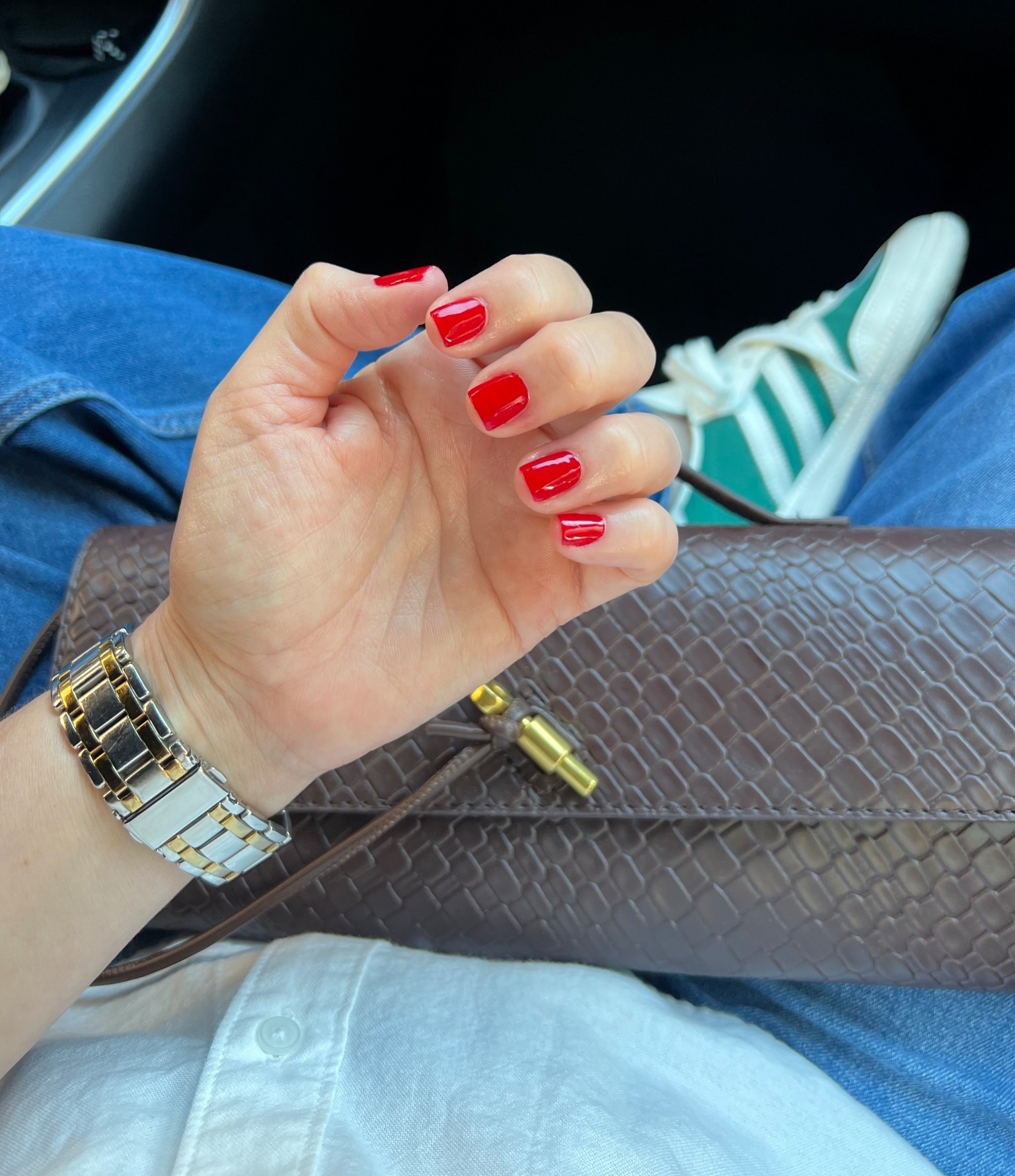 What is your go-to nail polish color for the holidays? Red will always be my favorite. ❤️ “Paint the Town Red” ella+mila #ellamilaholiday 

#LTKGiftGuide #LTKHoliday #LTKBeauty