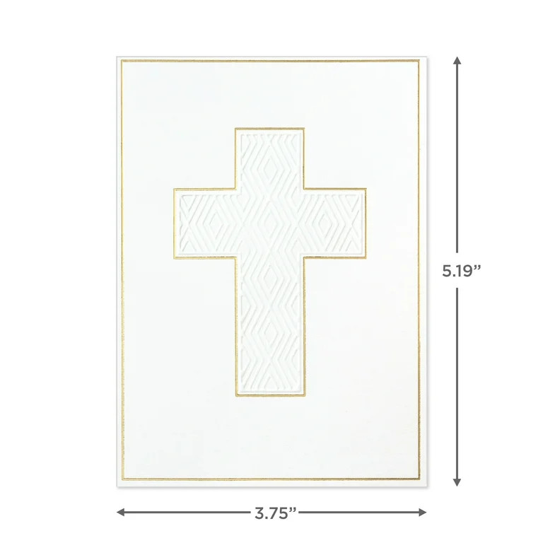 Hallmark Note Cards (Embossed Cross), 24 ct. | Walmart (US)