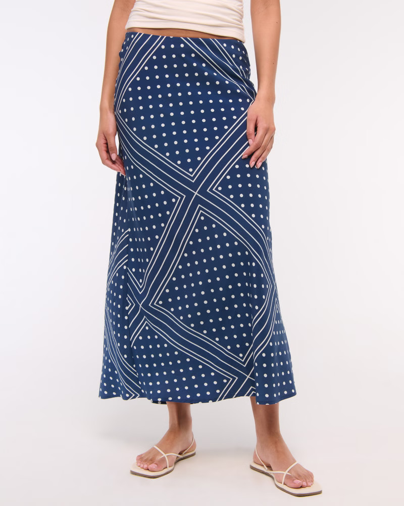 Mid rise Maxi Skirt  | Abercrombie & Fitch (US)