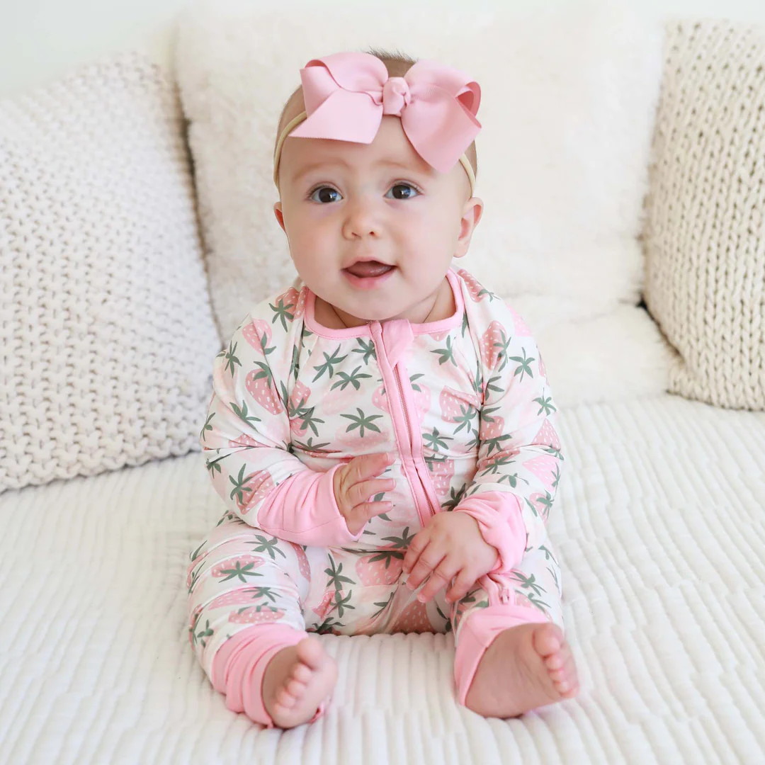 Berry Happy Convertible Zip Romper | Caden Lane