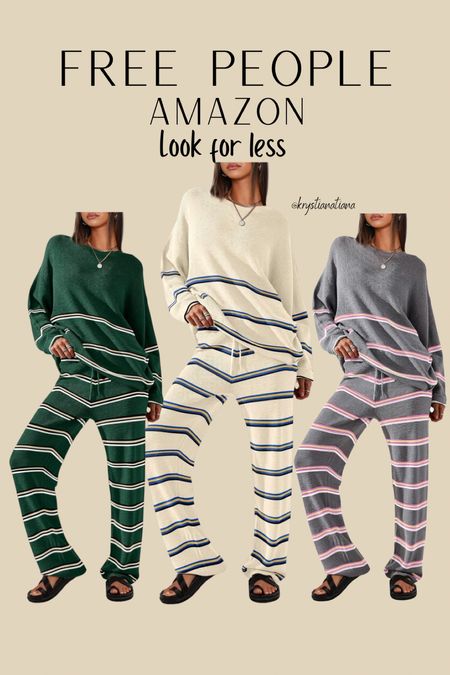 Free People Amazon Look for Less Two Piece Set 



Free people, Amazon fashion, matching set, loungewear, comfy style

#LTKstyletip #LTKfindsunder100 #LTKGiftGuide
