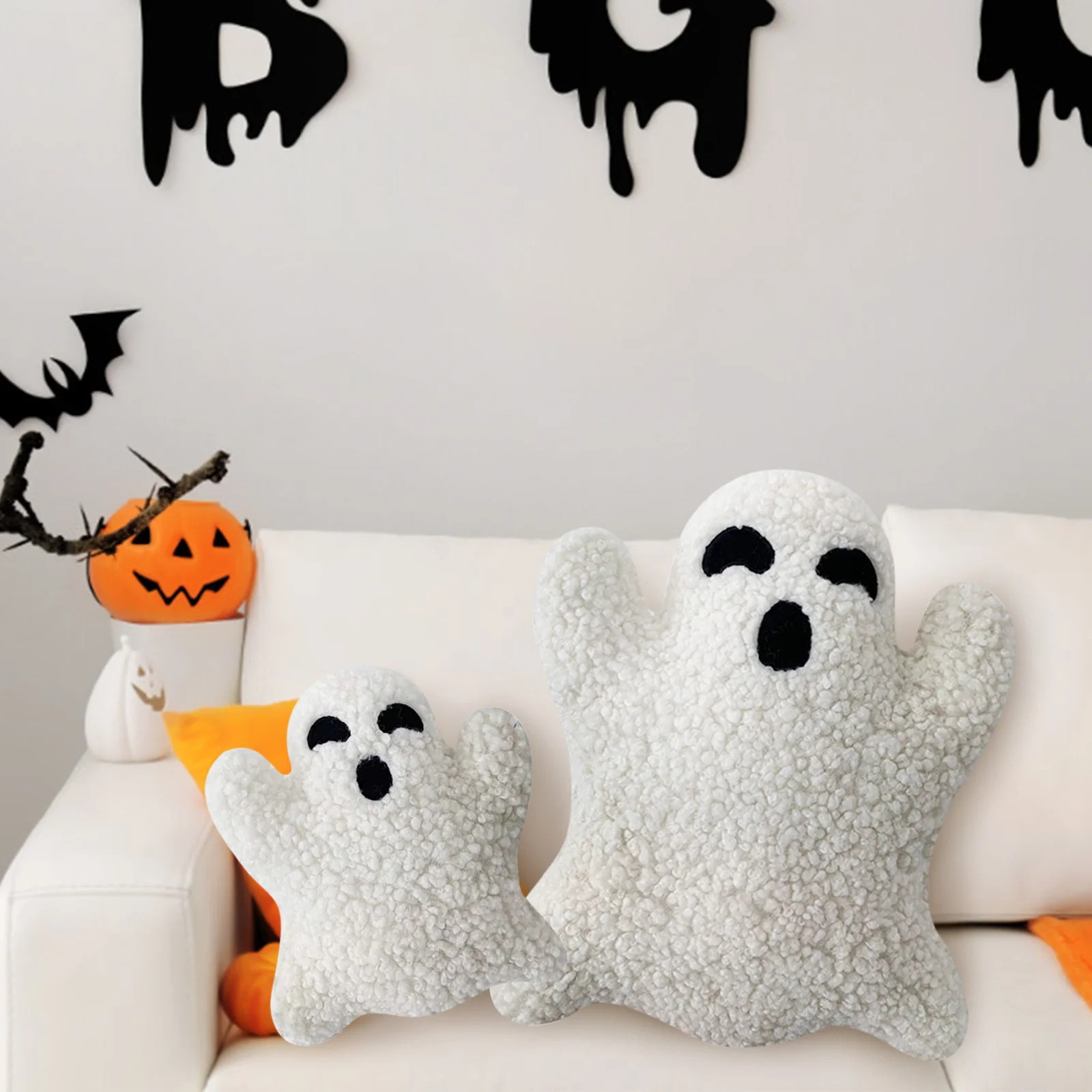 Halloween Pillow Ghost Decoration Cushion Sofa Bed Sofa Halloween Pillow Outdoor Home Decoration ... | Walmart (US)